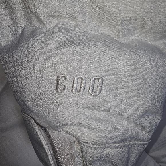 Northface Goosedown, 600 Fill,  Winter White, Puffer Jacket Large PTP 21.5 L. 25 - Picture 8 of 11